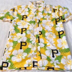 BWM Global Pittsburgh Pirates Hawaiian Shirt Stadium Giveaway Men’s Small Read